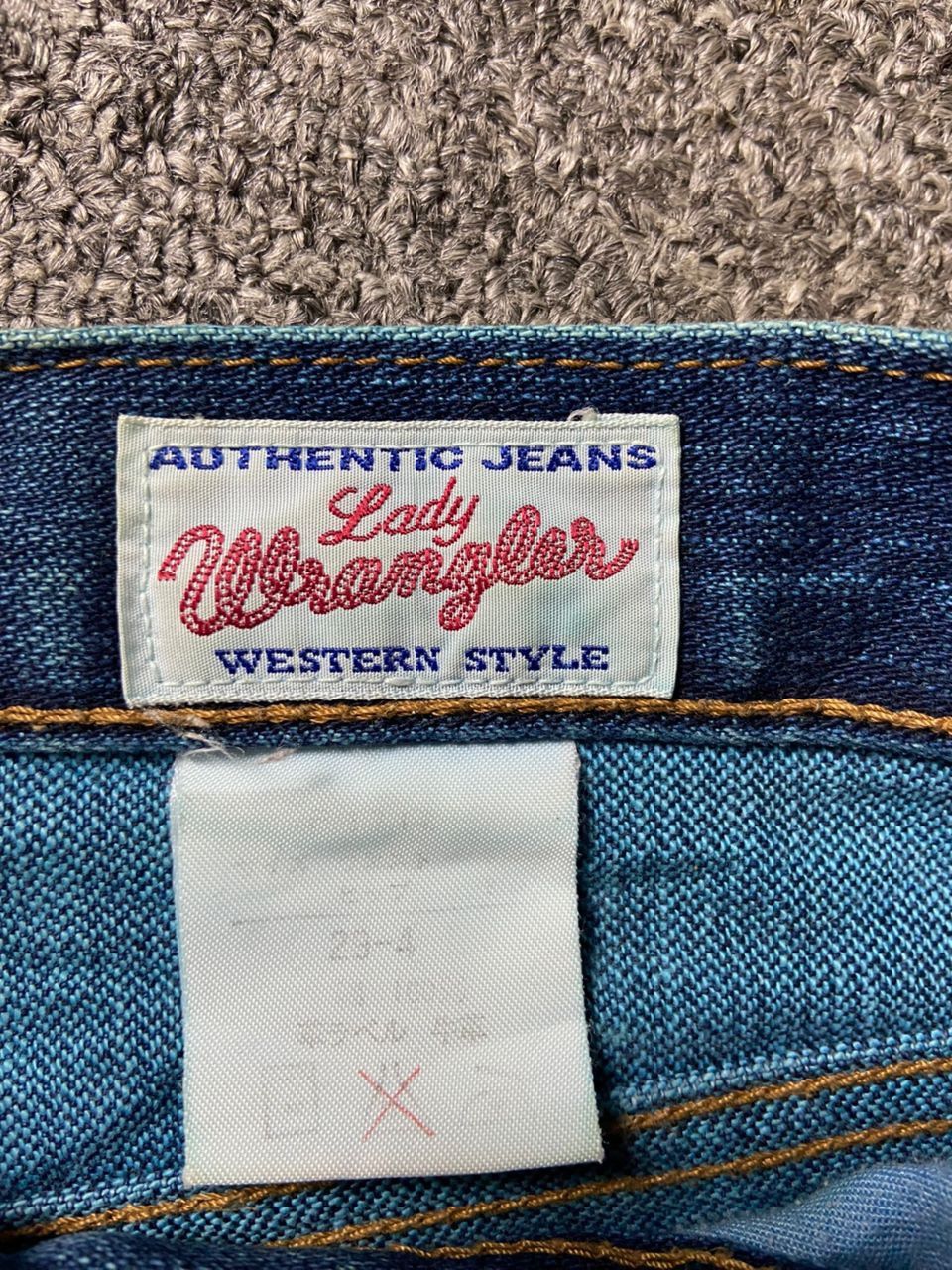 Japanese Brand × Vintage × Wrangler Authentic Lady Wrangler Brand Flared Jeans (123) Size 28" / US 6 / IT 42 - 7 Thumbnail