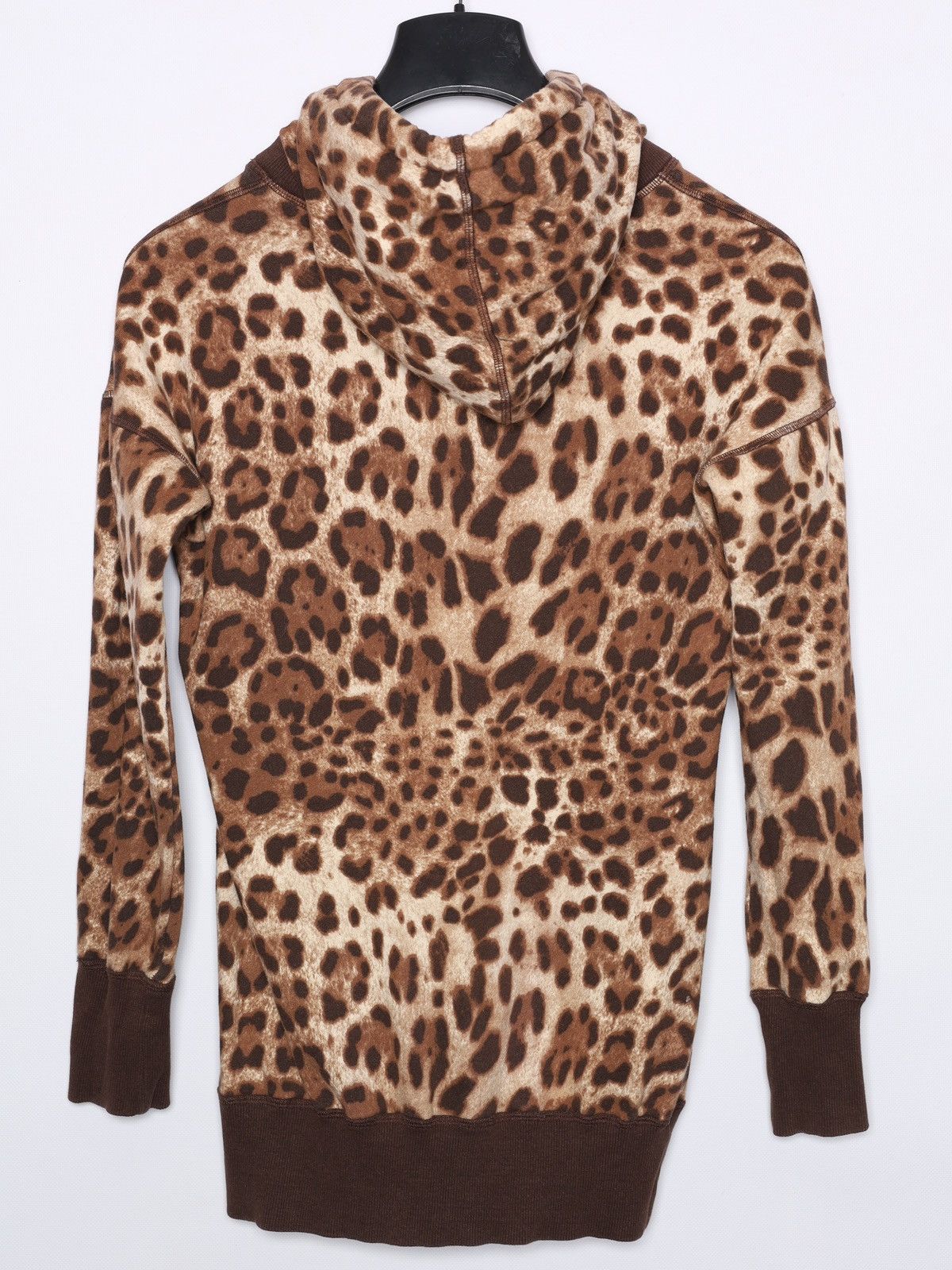 Dolce & Gabbana Dolce Gabbana Vintage Leopard Camo Printed Hoodie Size XS / US 0-2 / IT 36-38 - 3 Thumbnail