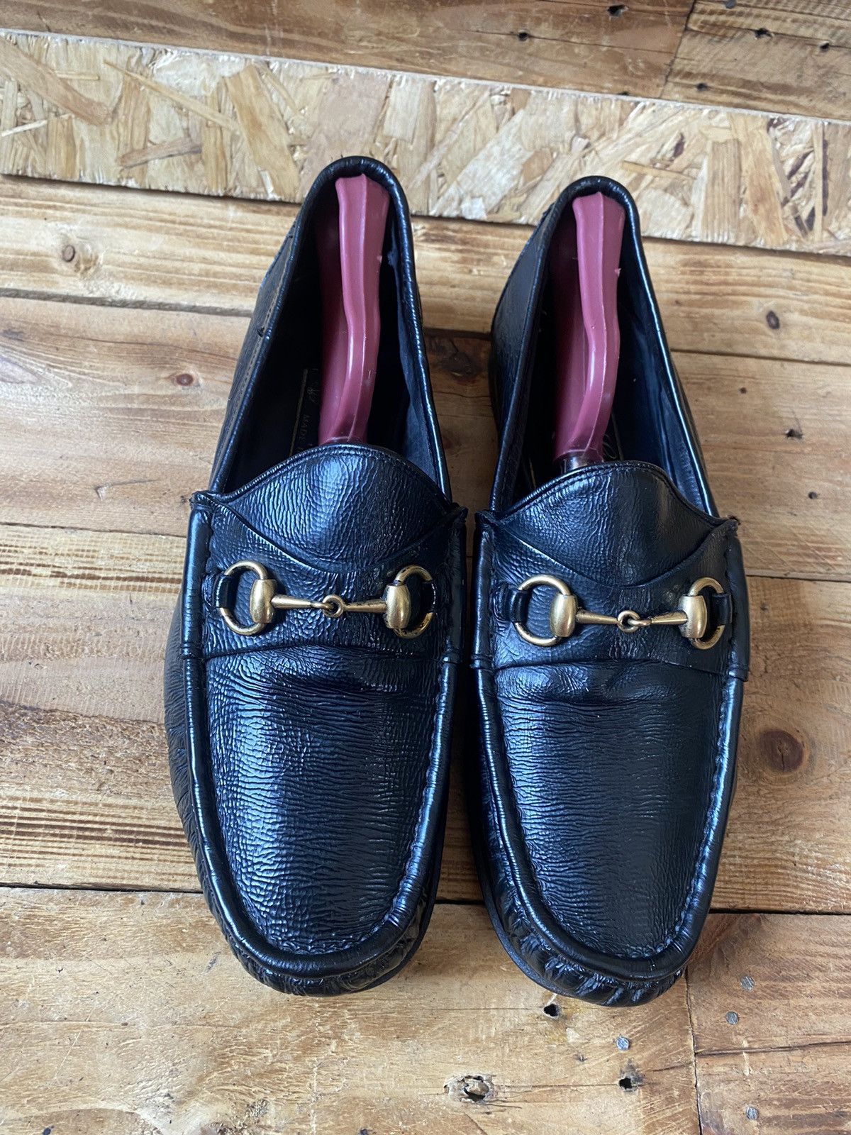 Gucci Gucci 1953 horsebit black patent leather loafers UK 9 Size US 10 / EU 43 - 2 Thumbnail