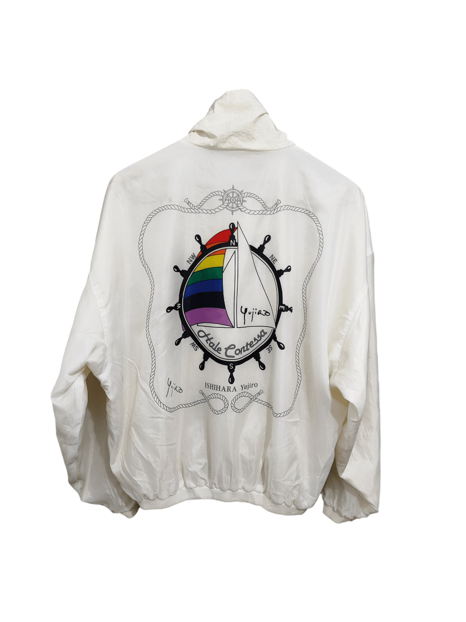 Japanese Brand VINTAGE YUJIRO ISHIHARA REVERSIBLE WINDBREAKER Size US XL / EU 56 / 4 - 10 Thumbnail
