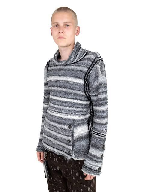 Kiko Kostadinov Kiko Kostadinov AW24 Scarpitta Knit Grey Mix Black Size 44 Size US S / EU 44-46 / 1 - 5 Thumbnail