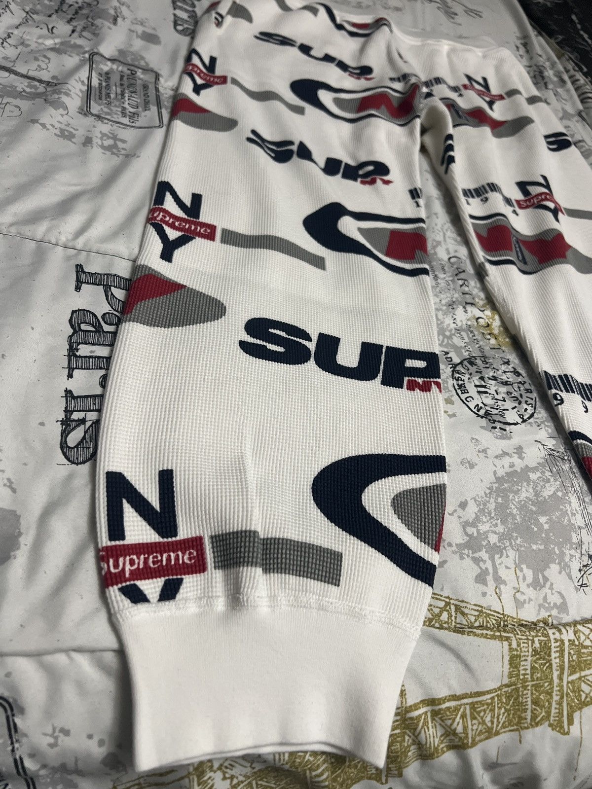 Supreme Supreme Sup NY Waffle Thermal Pant (FW18) Size US 28 / EU 44 - 16 Thumbnail