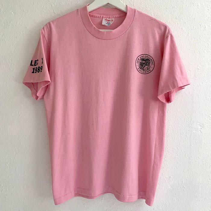 Vintage 1980s Single-Stitch Police Tee | Grailed