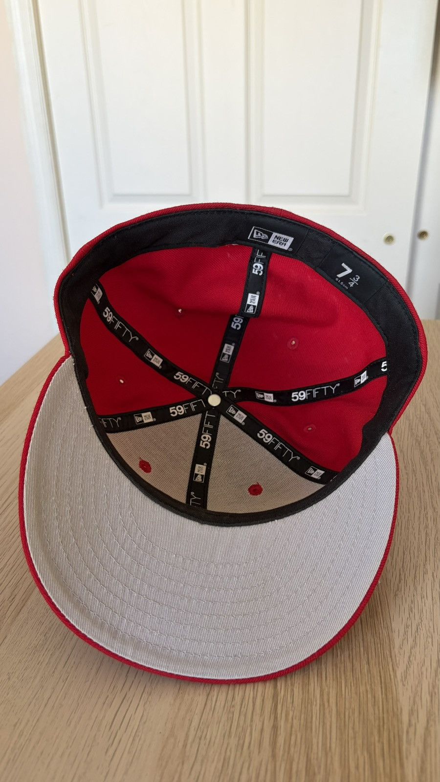 New Era New Era 59FIFTY Queens NYC Fitted Cap Red White Script Size ONE SIZE - 5 Thumbnail