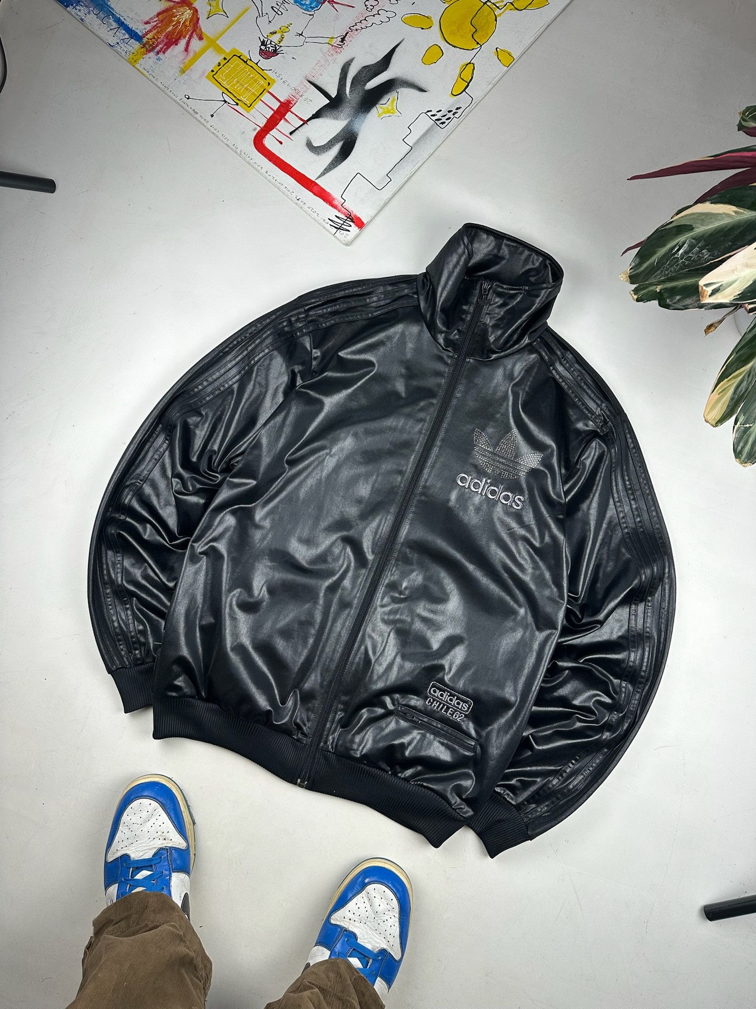Adidas Vintage Adidas Chile 62 Rare Track Jacket Big Logo Y2K Size US M / EU 48-50 / 2 - 3 Thumbnail