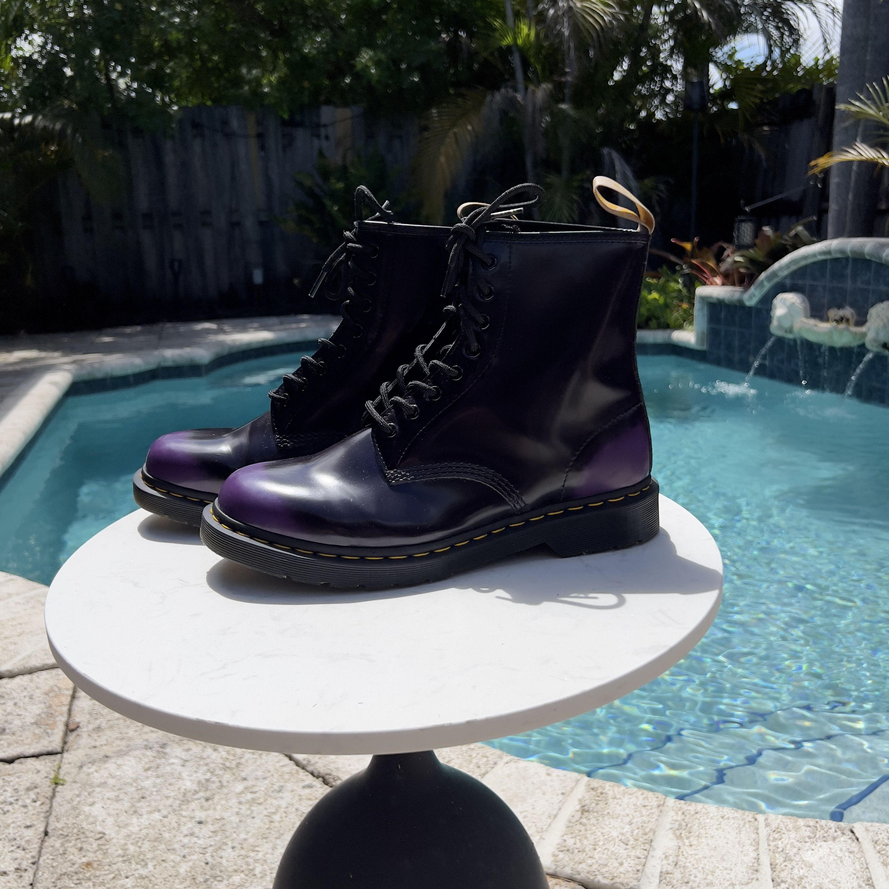 Dr. Martens Dr. Martens 1460 Pascal 8-Eye Boots - Purple Size US 11 / EU 44 - 1 Thumbnail