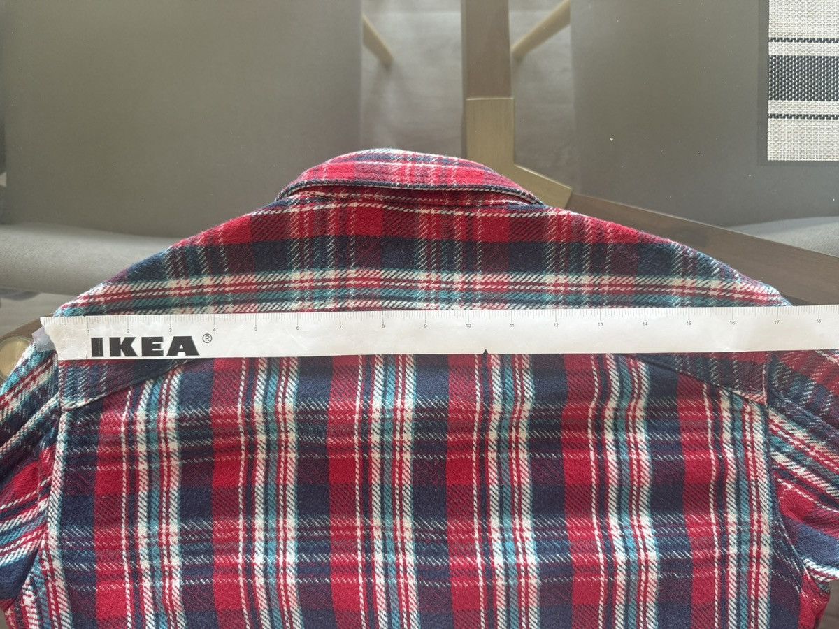 The Strike Gold Thick flannel Japanese work shirt Size US S / EU 44-46 / 1 - 6 Thumbnail