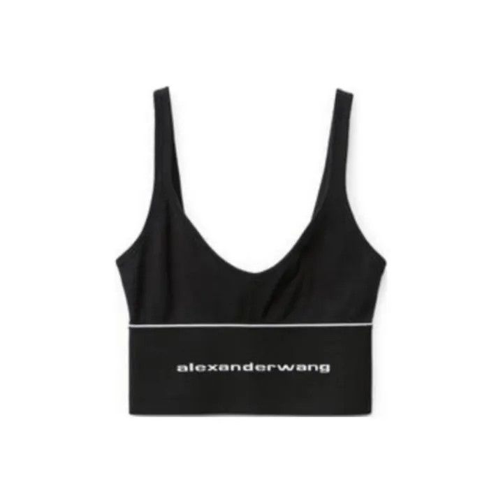 Alexander Wang Alexander Wang Black Logo Sport Bra for Women 0079 Size XS / US 0-2 / IT 36-38 - 1 Thumbnail