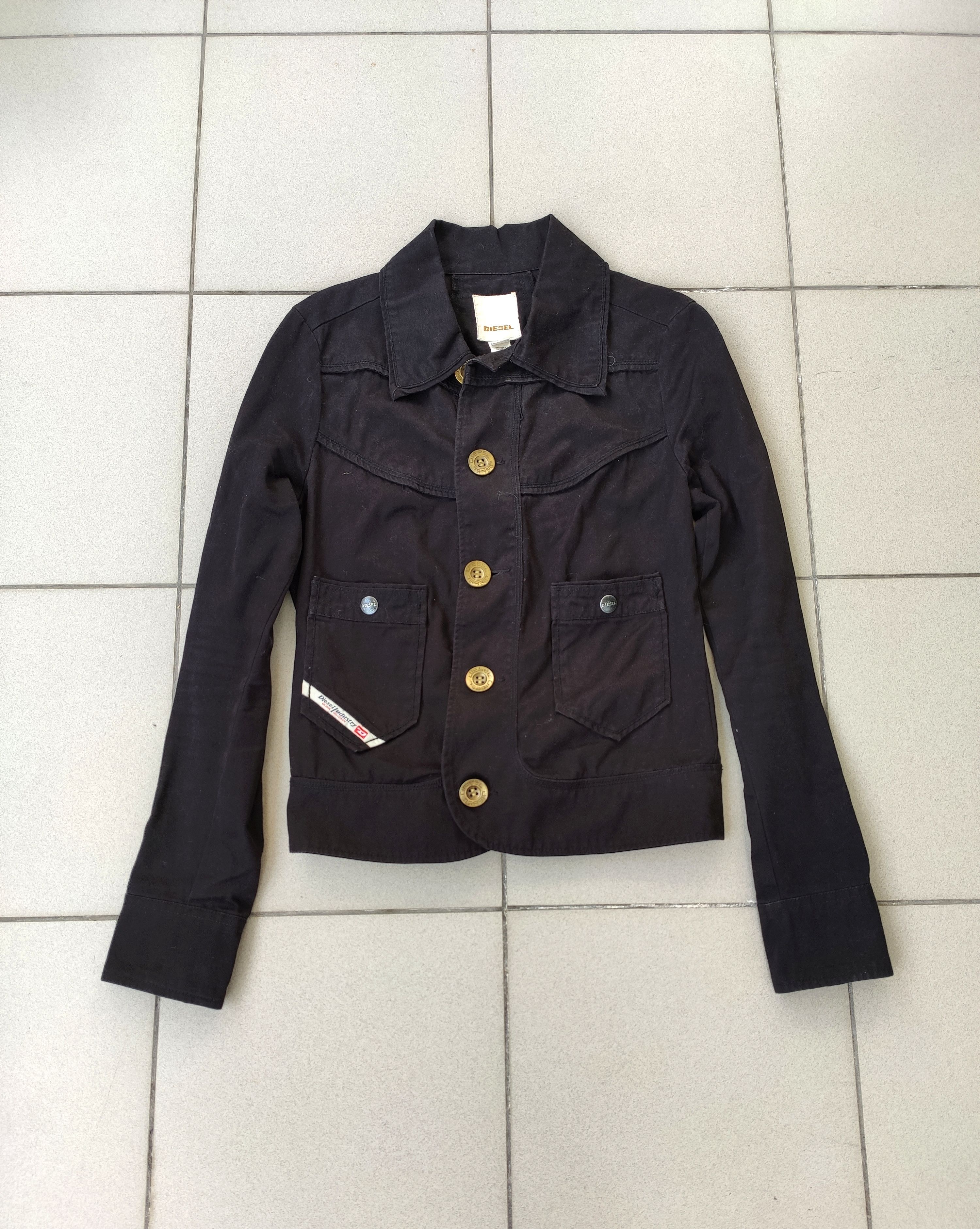 Diesel × Vintage Vintage Diesel women jacket alternative archive black Size M / US 6-8 / IT 42-44 - 1 Thumbnail