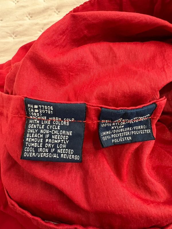 Tommy Hilfiger × Vintage VINTAGE TOMMY HILFIGER RED JACKET – SIZE L Size US L / EU 52-54 / 3 - 12 Thumbnail