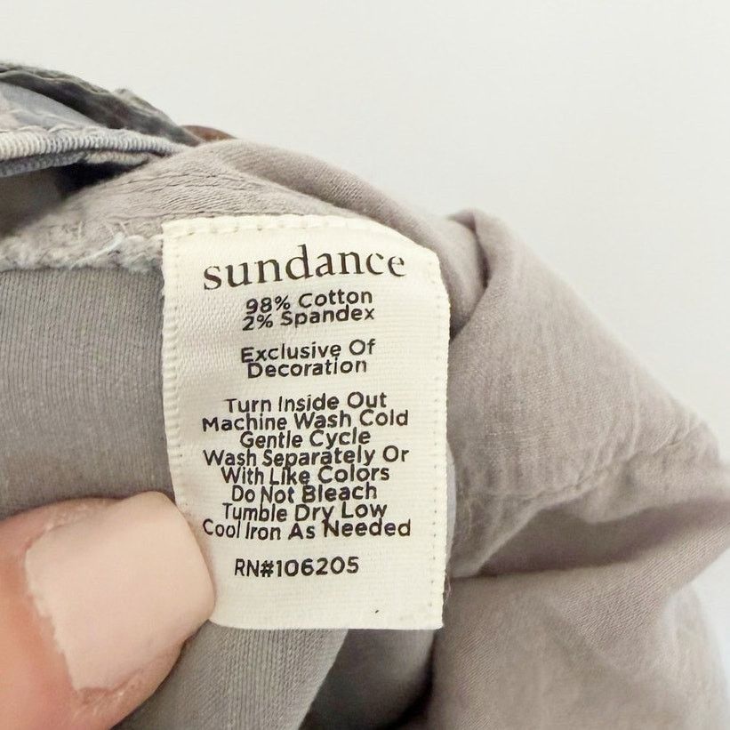 Other Sundance Reed Gray Camo Cropped Pants Sz P6 Size 28" / US 6 / IT 42 - 4 Thumbnail