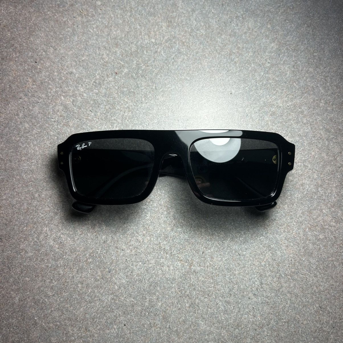 RayBan Ray-Ban Flacko Bio-Based Sunglasses Black – A$AP Rocky Worn Size ONE SIZE - 1 Thumbnail