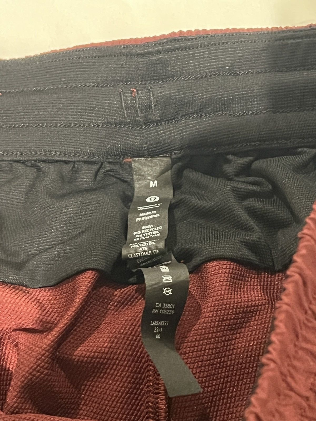 Lululemon Burgundy Joggers Size US 34 / EU 50 - 2 Thumbnail