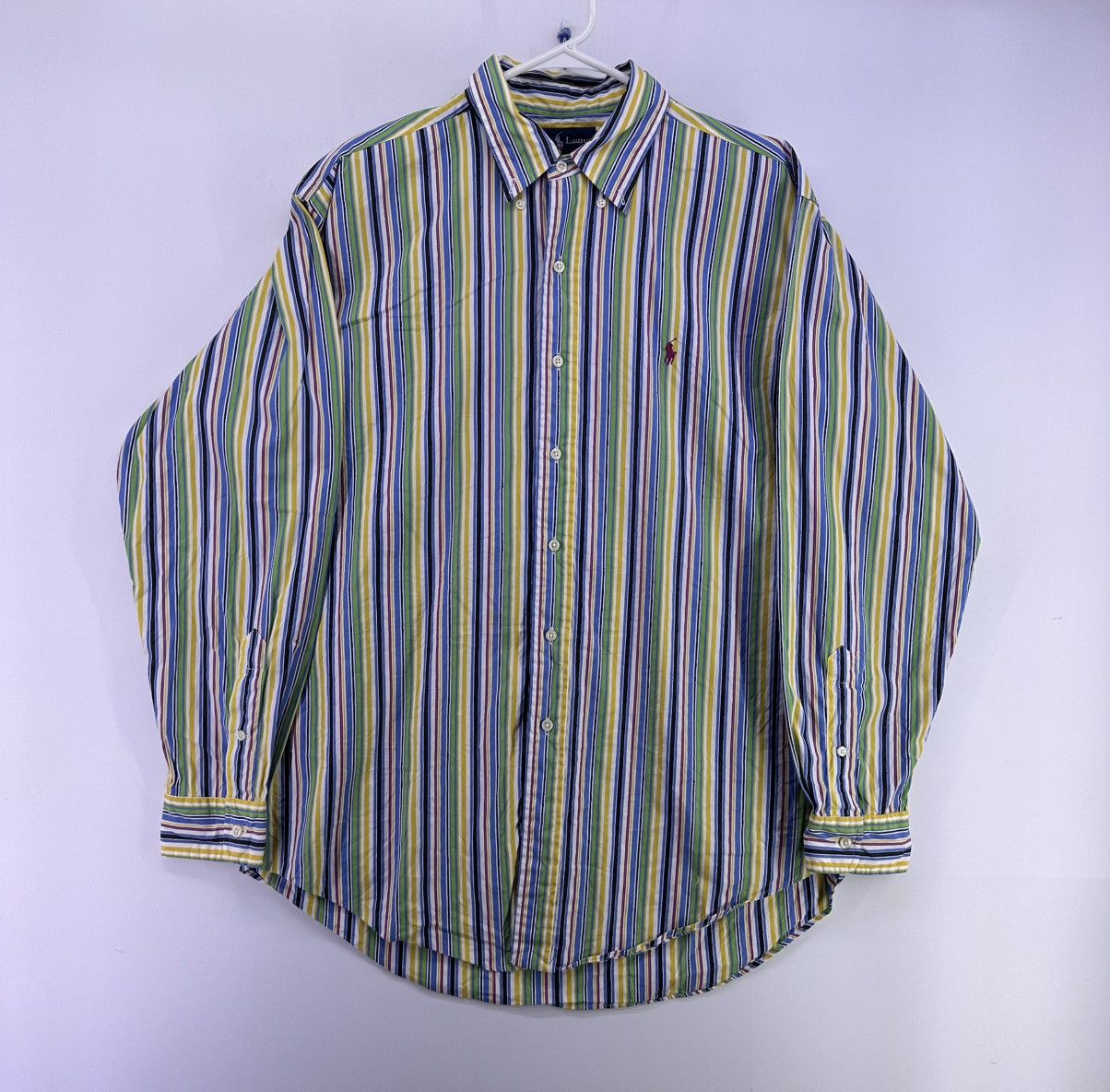 Ralph Lauren Ralph Lauren Men Long Sleeve Classic Fit purple logo Size L Size US L / EU 52-54 / 3 - 2 Thumbnail