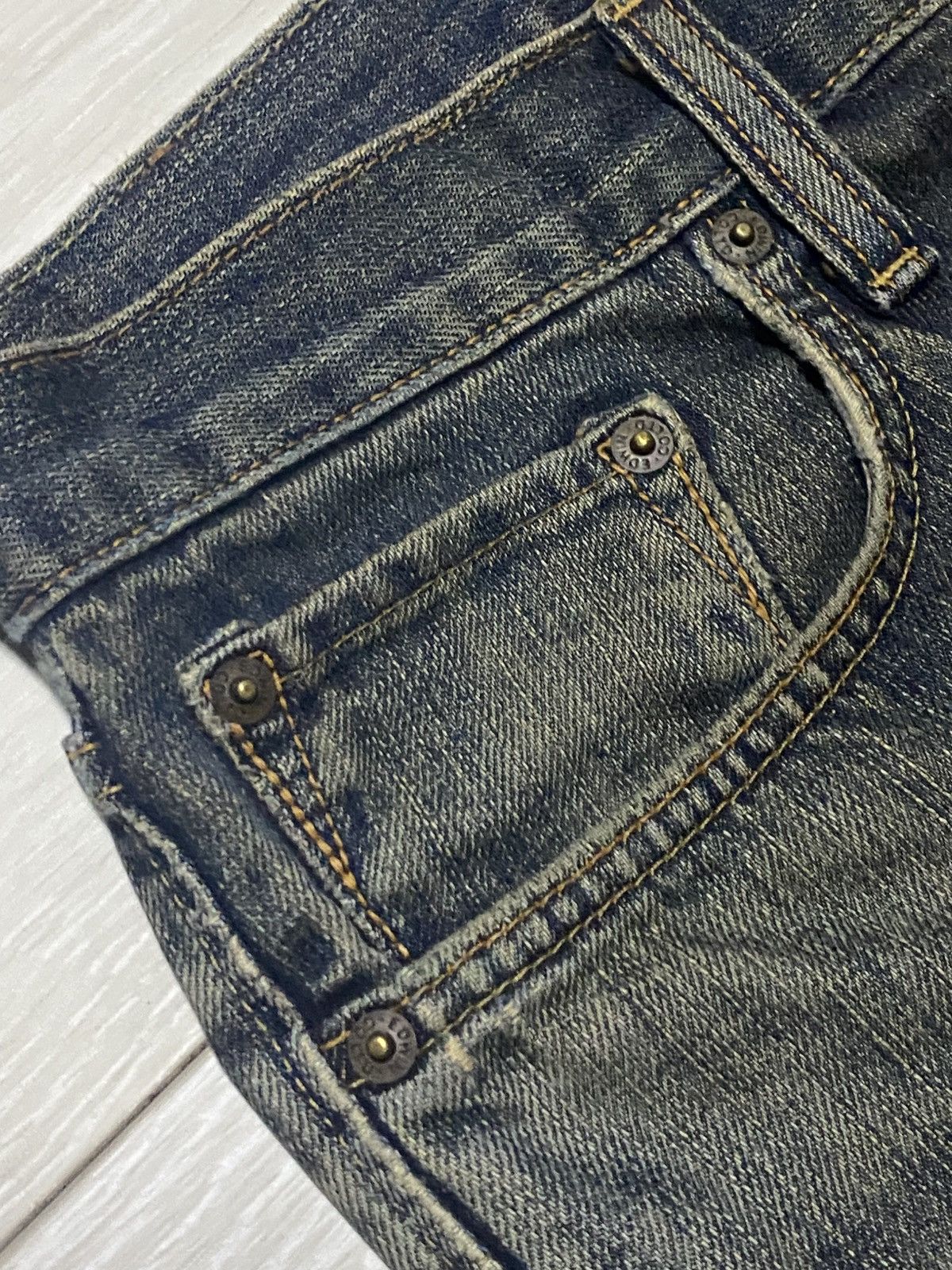 Junya Watanabe Edwin 403 International Basic Mud Wash Loose Jeans Size US 33 - 7 Thumbnail