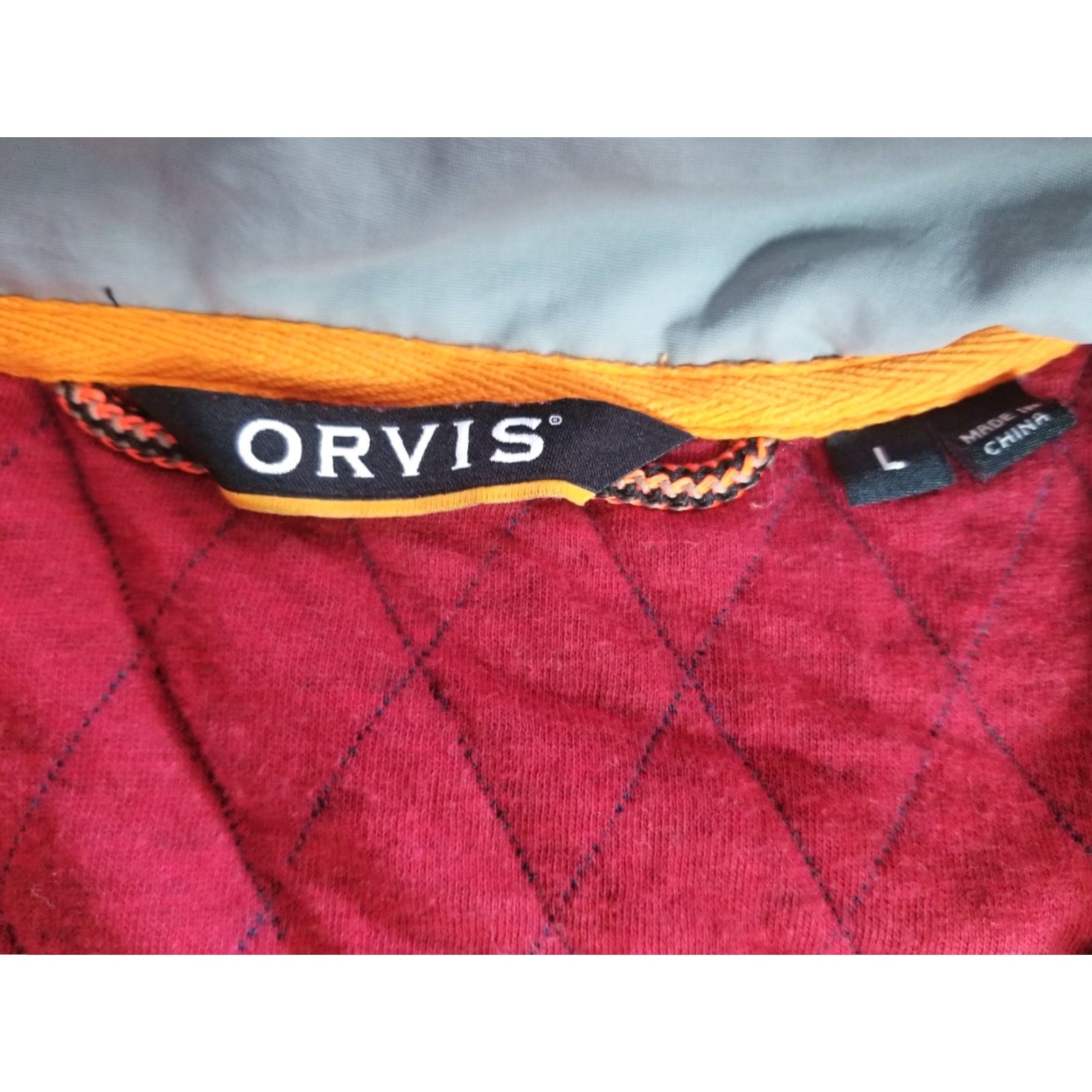 Orvis Orvis Pullover Sweater Mens L Blue Long Sleeve Zip Button Logo Knit 1/4 Zip Outdoor Buttoned Size US L / EU 52-54 / 3 - 3 Thumbnail