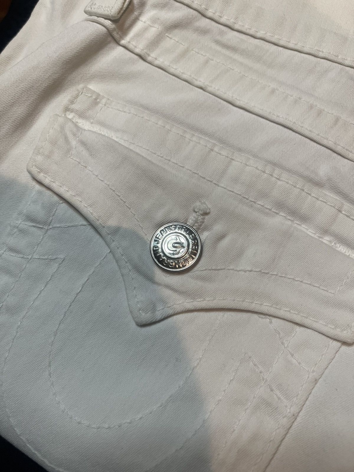 True Religion TRUE RELIGION white jeans model SERENA Size 29" - 4 Thumbnail