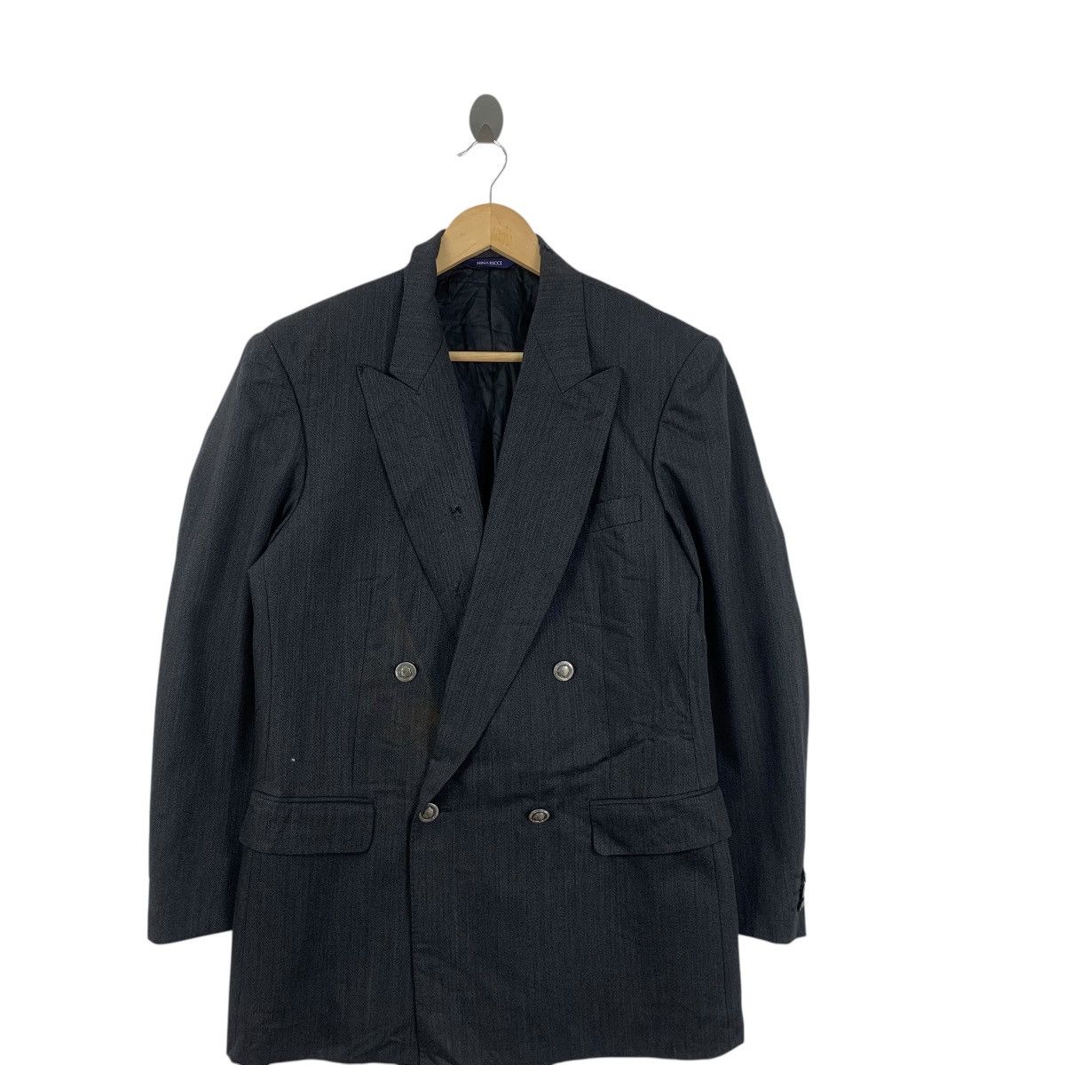 Nina Ricci Vintage NINA RICCI MONSIEUR Double Breasted Blazer Jacket Size M / US 6-8 / IT 42-44 - 5 Thumbnail