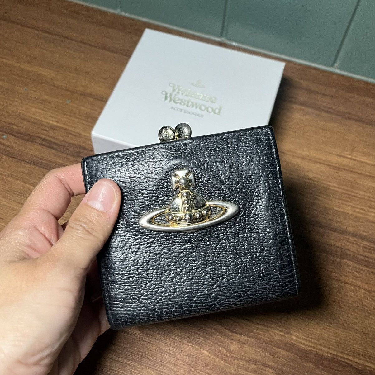 Vivienne Westwood Vivienne Westwood EXECUTIVE Clasp Bi-Fold Mini Wallet Size ONE SIZE - 3 Thumbnail