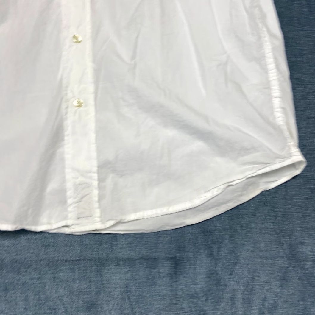 Vintage Civilianaire Shirt Men Medium White Cotton Wash And Wear Button Up Everyday Wear Short Sleeve Casual Knit Size US M / EU 48-50 / 2 - 3 Thumbnail