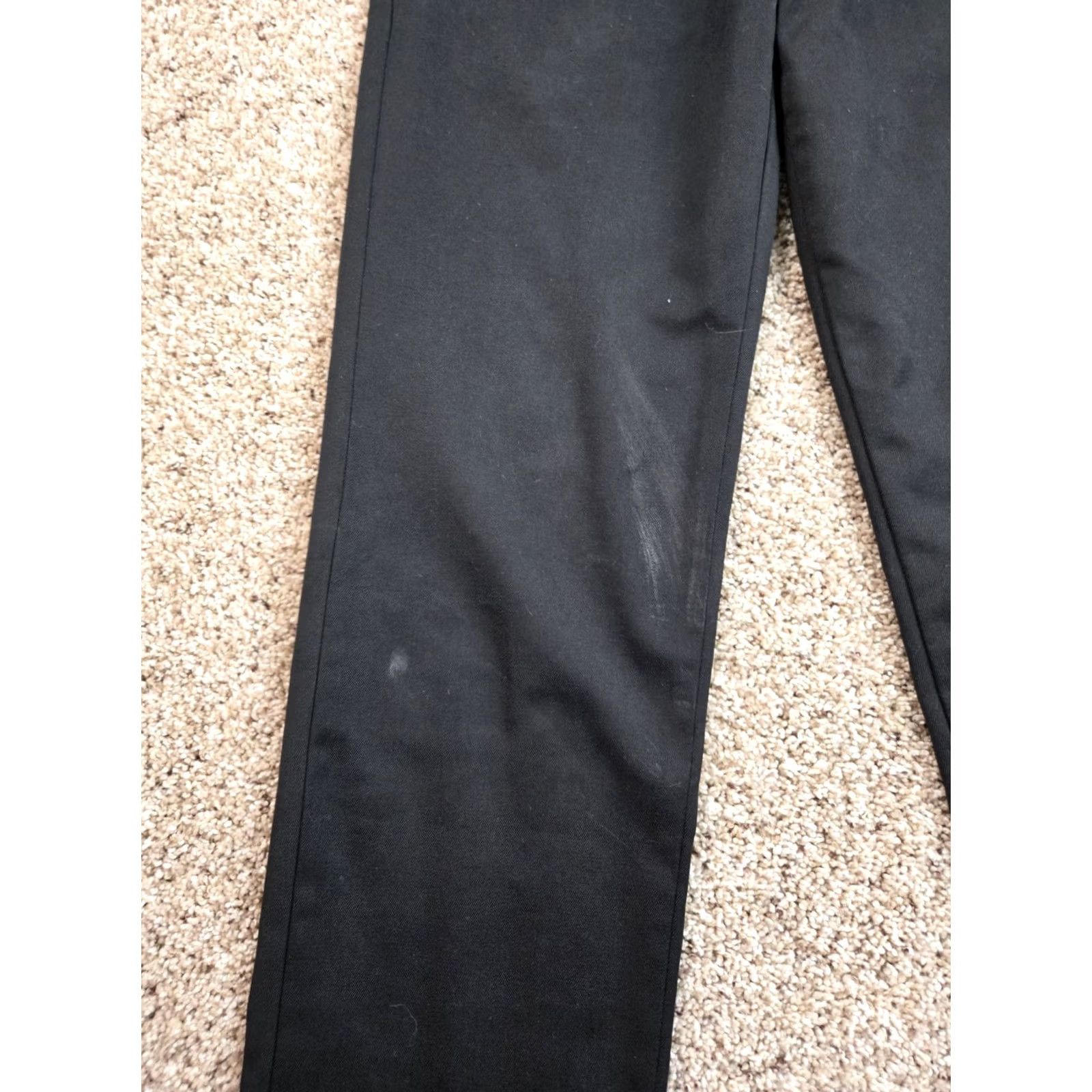Carhartt VINTAGE Carhartt WIP Master Pants 30X32 Mens Black Straight Leg Twill Work In Progress Nightlog? Size US 30 / EU 46 - 4 Thumbnail