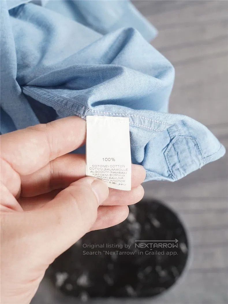 Brunello Cucinelli Brunello Cucinelli size 42 One-shoulder Denim Shirt Size US S / EU 44-46 / 1 - 9 Thumbnail