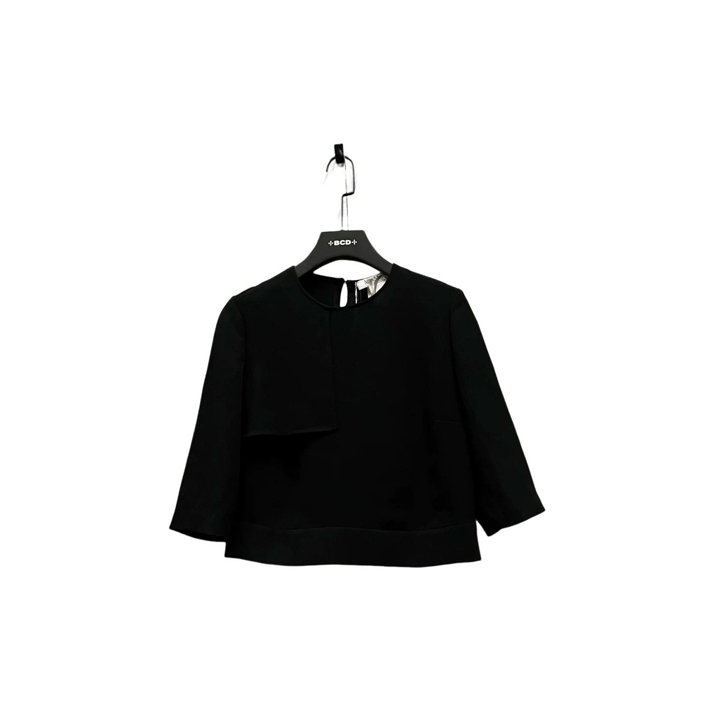 Max Mara Max Mara Black Triacetate Blouse Size IT 44 Size M / US 6-8 / IT 42-44 - 1 Thumbnail