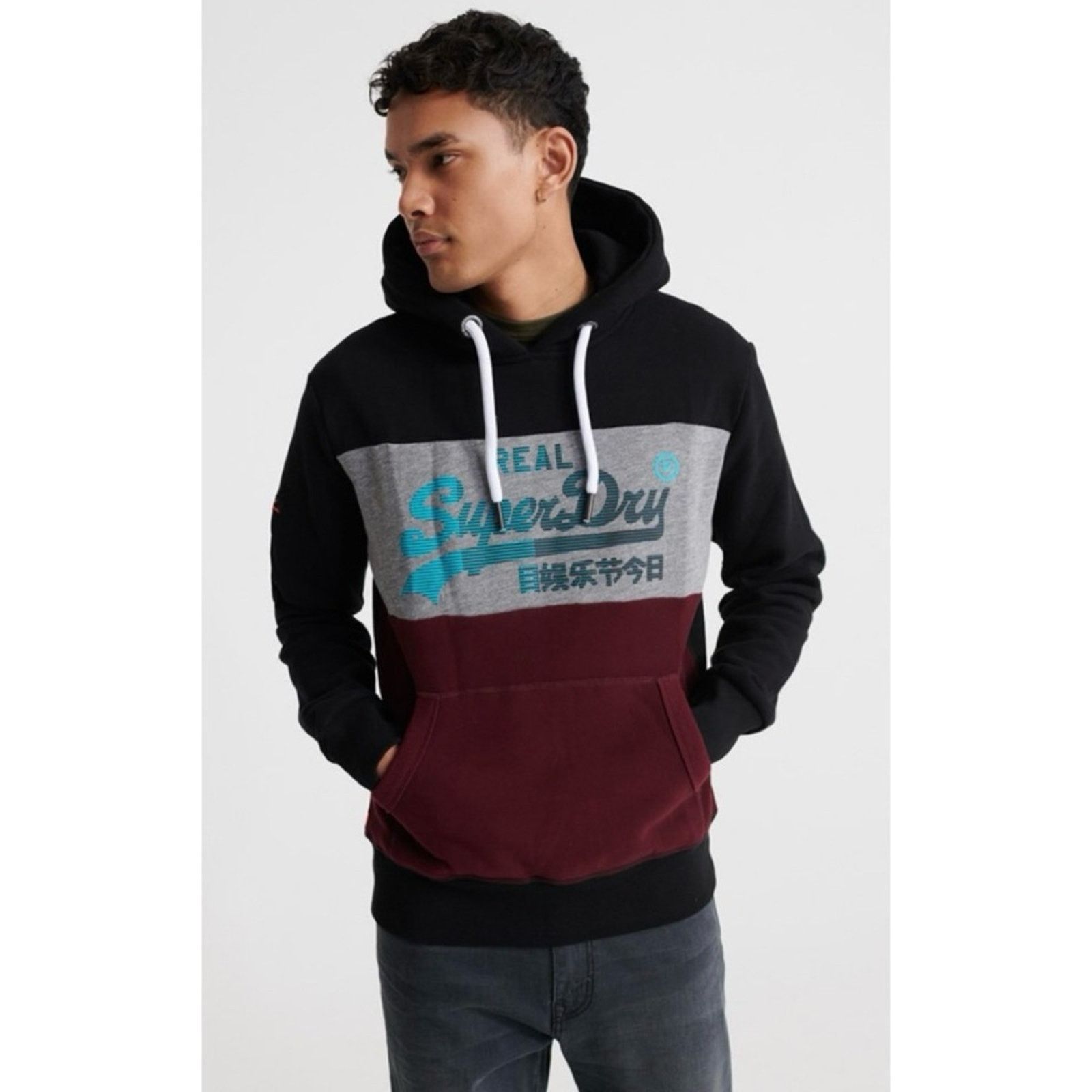 Superdry SUPERDRY • Vintage Logo 1st Panel Pullover Hoodie Size US L / EU 52-54 / 3 - 16 Thumbnail