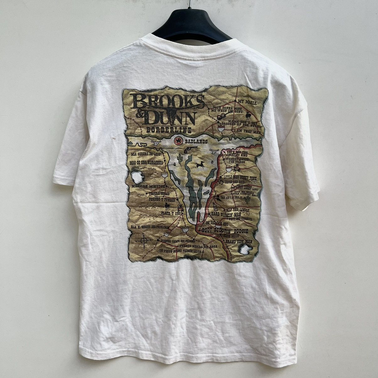 Band Tees × Lee Vintage 90's Brooks And Dunn shirt Size US L / EU 52-54 / 3 - 7 Thumbnail
