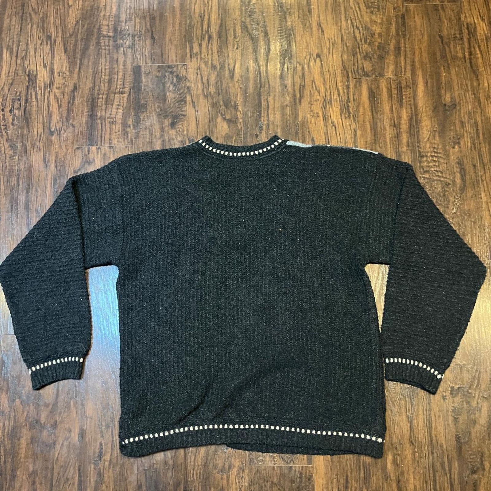 Vintage Vintage Hand Made Knit Sweater Size M / US 6-8 / IT 42-44 - 3 Thumbnail