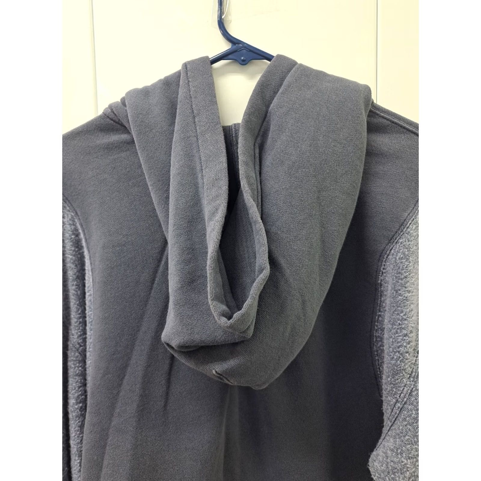 Free People Free People Womens Jacket Hooded Drawstring Blue Large Regular Mens Womens Girls Boys Size L / US 10 / IT 46 - 5 Thumbnail