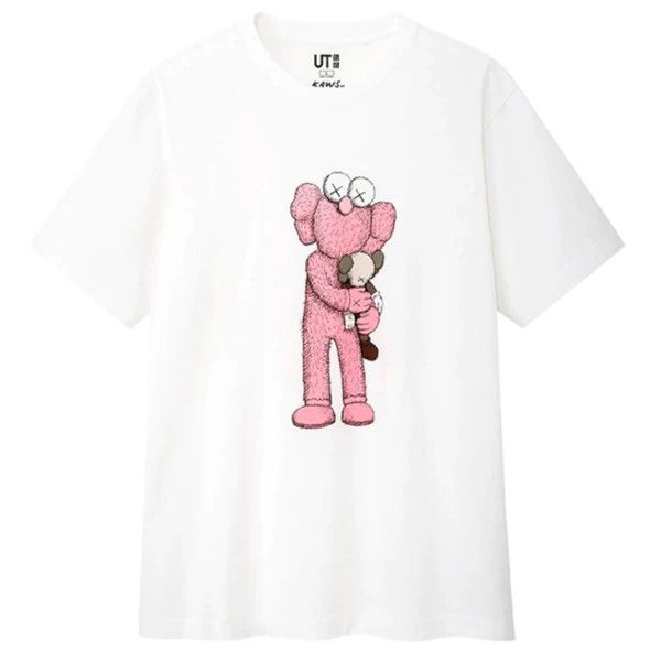 image of Kaws x Uniqlo Bff Tee in White, Men's (Size XL)