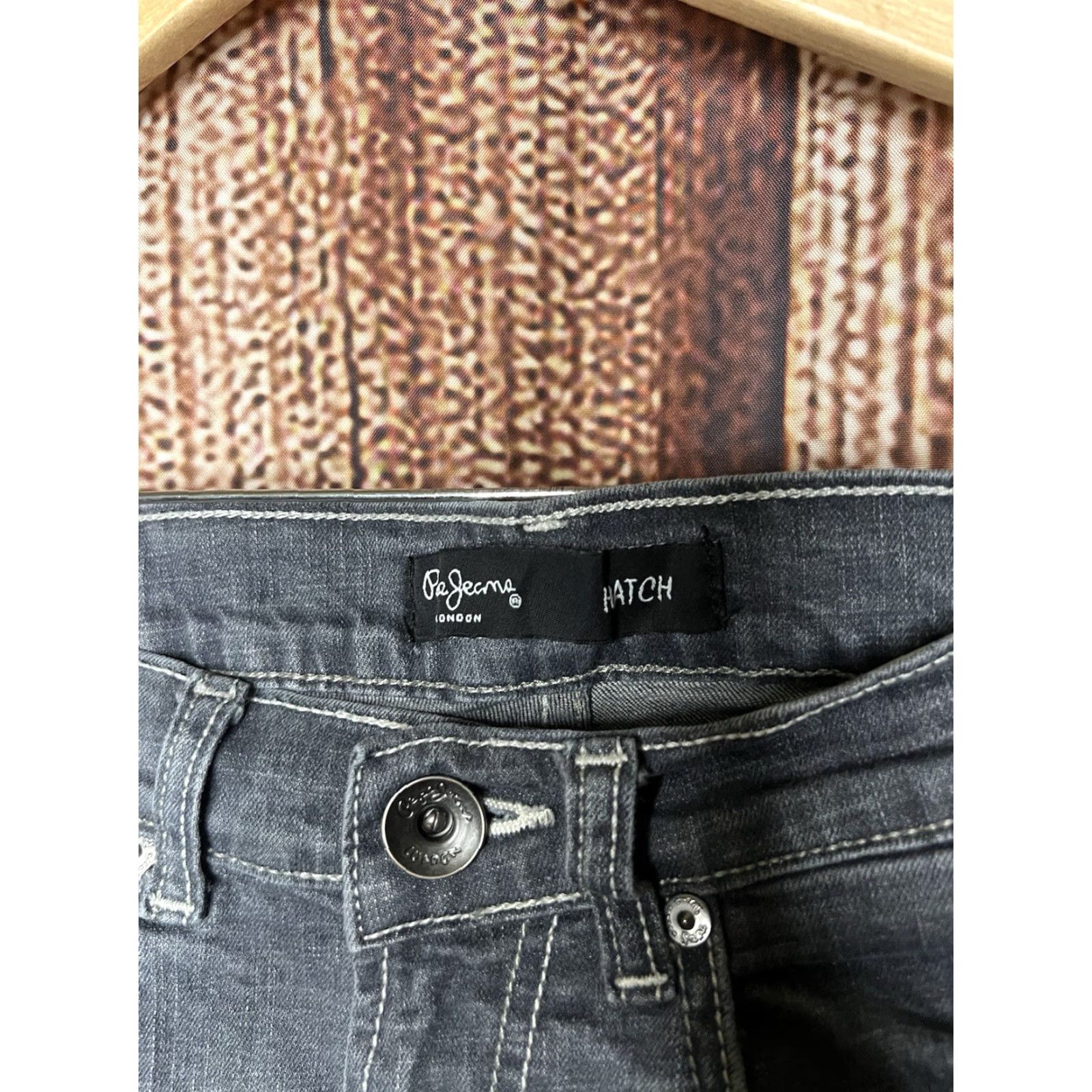 Vintage VINTAGE Pepe Jeans London Mens Jeans Straight Black 32 x 34 Regular Inseam 34 Mens Size US 32 / EU 48 - 3 Thumbnail