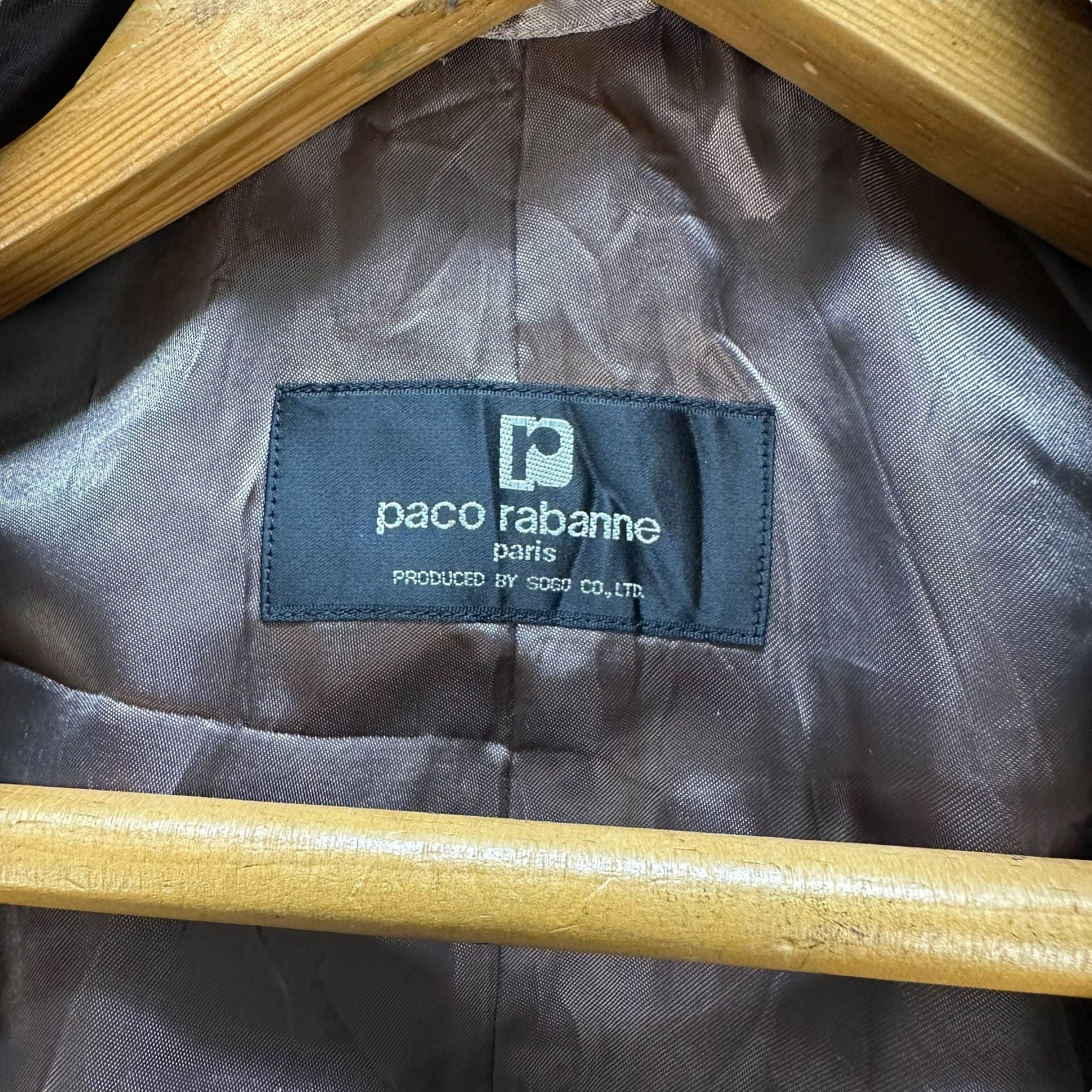 Japanese Brand PACO ROBANNE PARIS Asymmetrical Wool Overcoat #A17-0412 Size US M / EU 48-50 / 2 - 10 Thumbnail