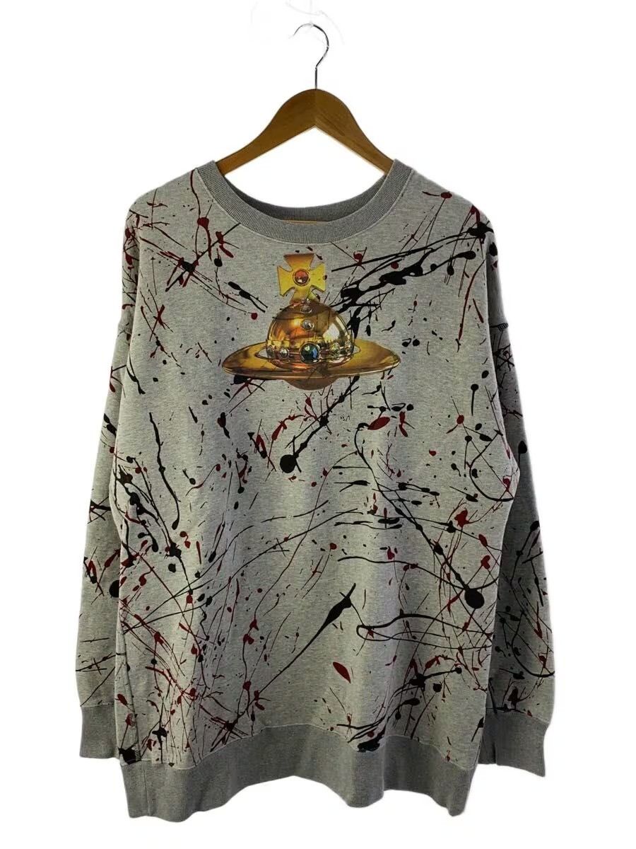 Vivienne Westwood Paint Splatter Orb Sweater Size US L / EU 52-54 / 3 - 1 Thumbnail
