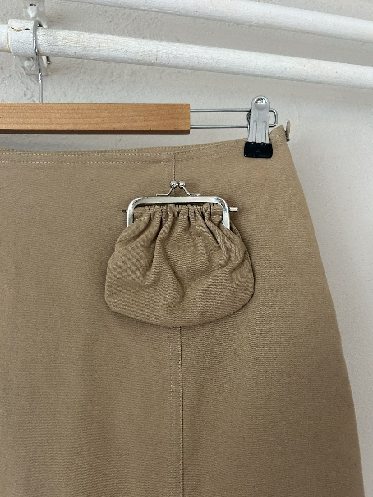Moschino Brown Wallet Skirt Size 32" / US 10 / IT 46 - 3 Thumbnail