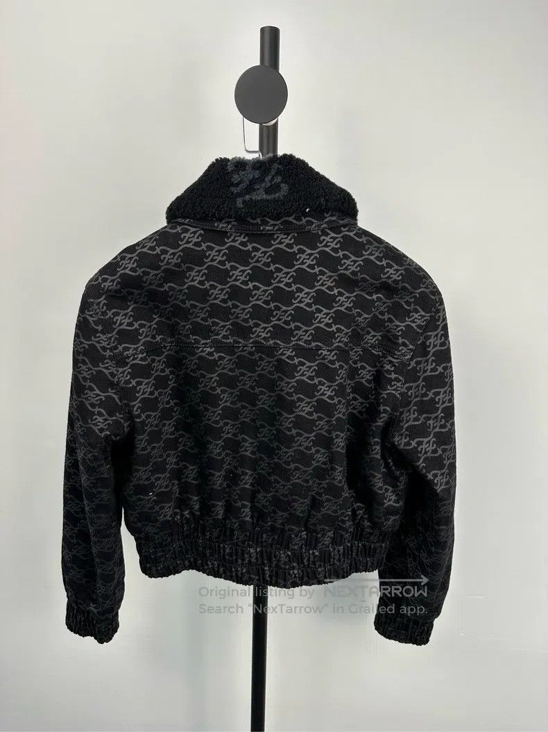 Fendi Fendi Black Double F Monogram Logo Letter Pattern Short Ja Size XS / US 0-2 / IT 36-38 - 2 Thumbnail