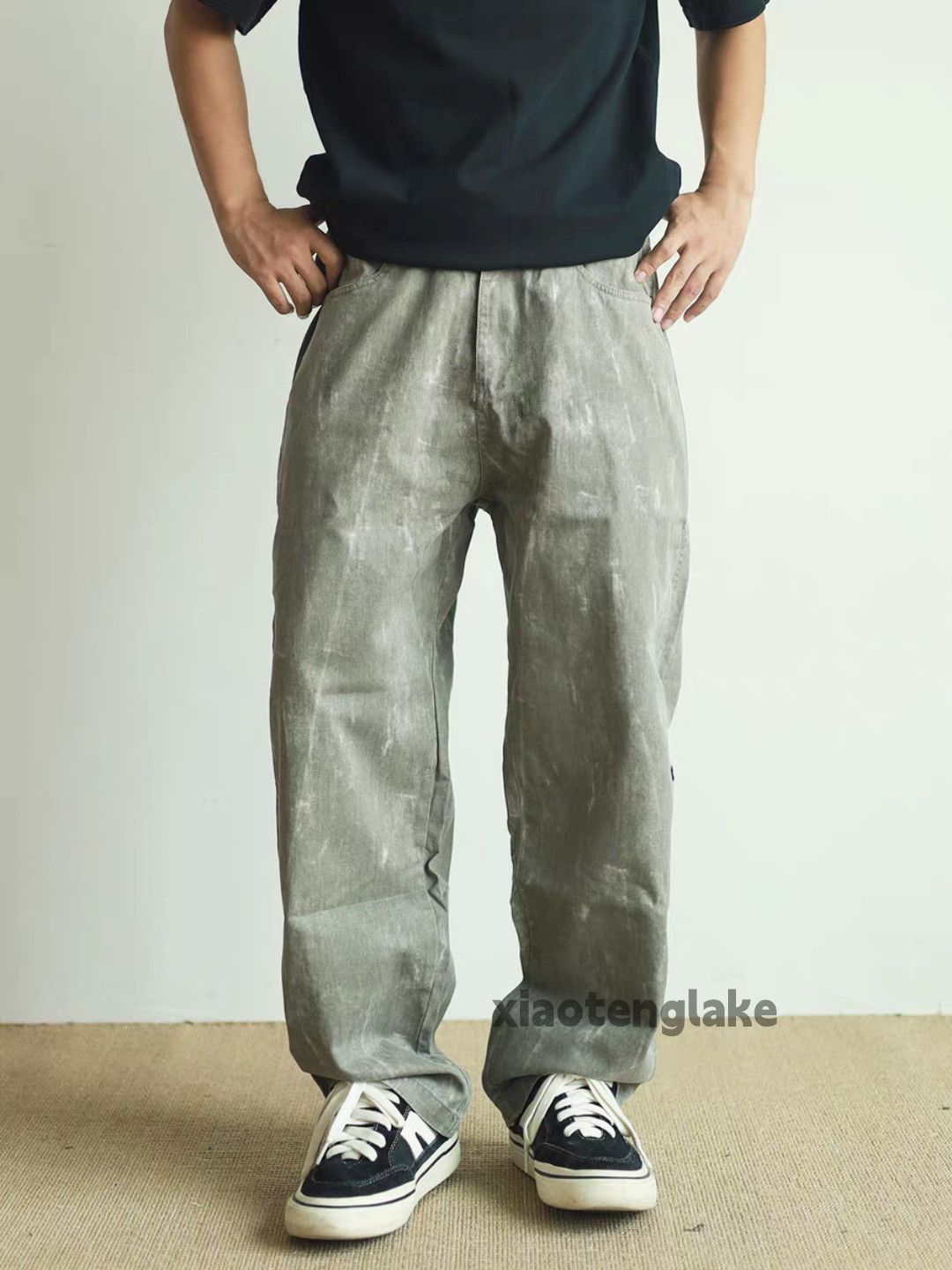 Designer × Vintage utility skate hiphop loose baggy tie dye utility pants Size US 32 / EU 48 - 2 Thumbnail