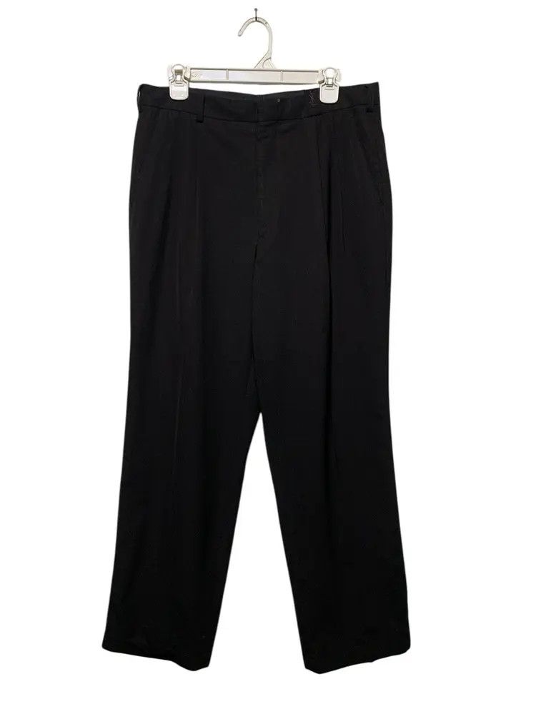 Yves Saint Laurent Vintage Yves Saint Laurent baggy embroidered logo trouser Size US 31 - 2 Thumbnail