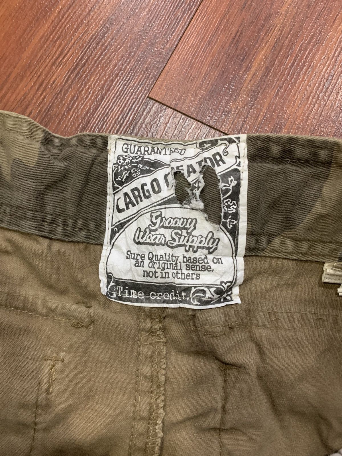 Japanese Brand Multipocket Cargo Creater Pants With Belt Size US 33 - 13 Thumbnail
