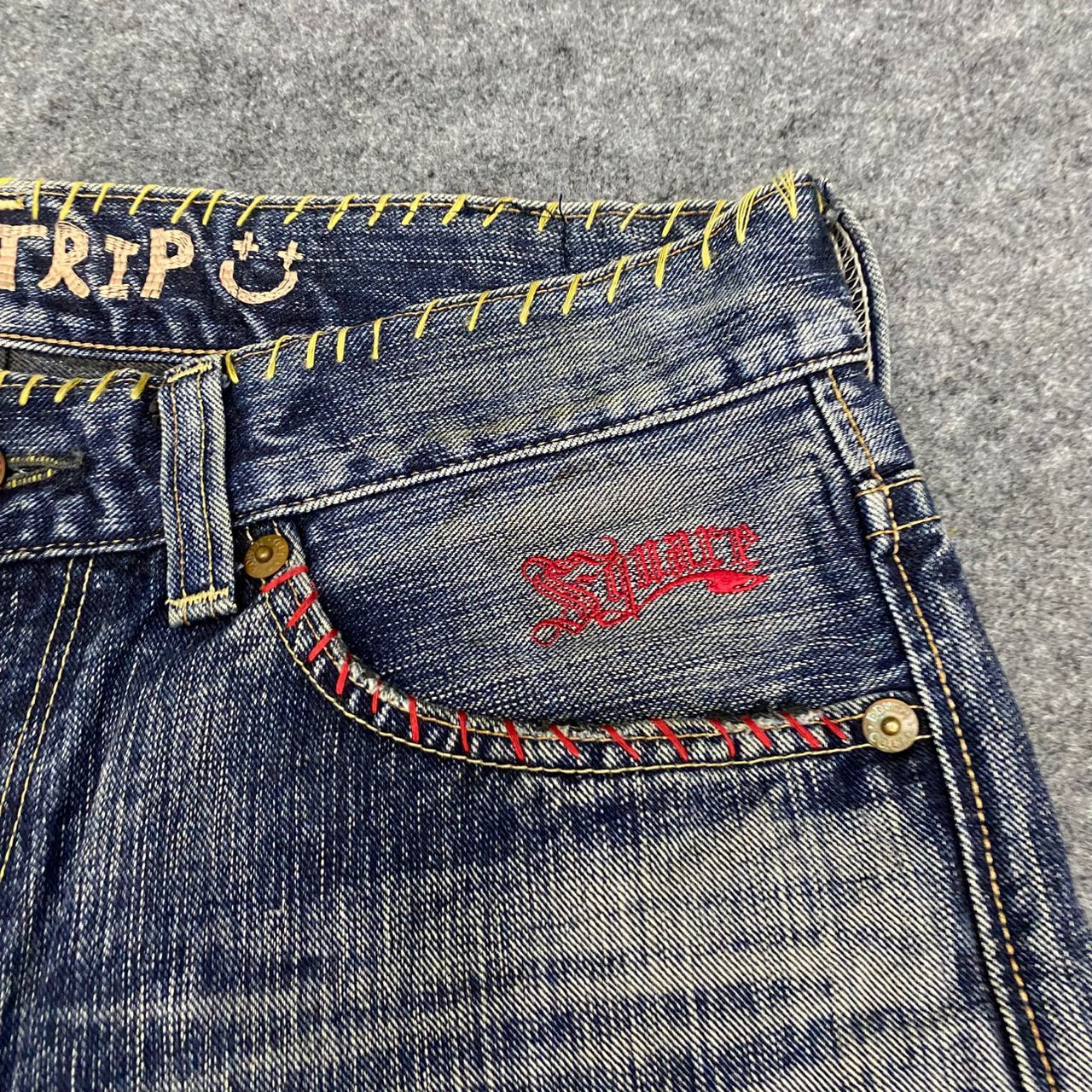 Edwin 💥Best Offer💥Vintage Edwin X Square Dark Distressed Denim Size US 36 / EU 52 - 14 Thumbnail