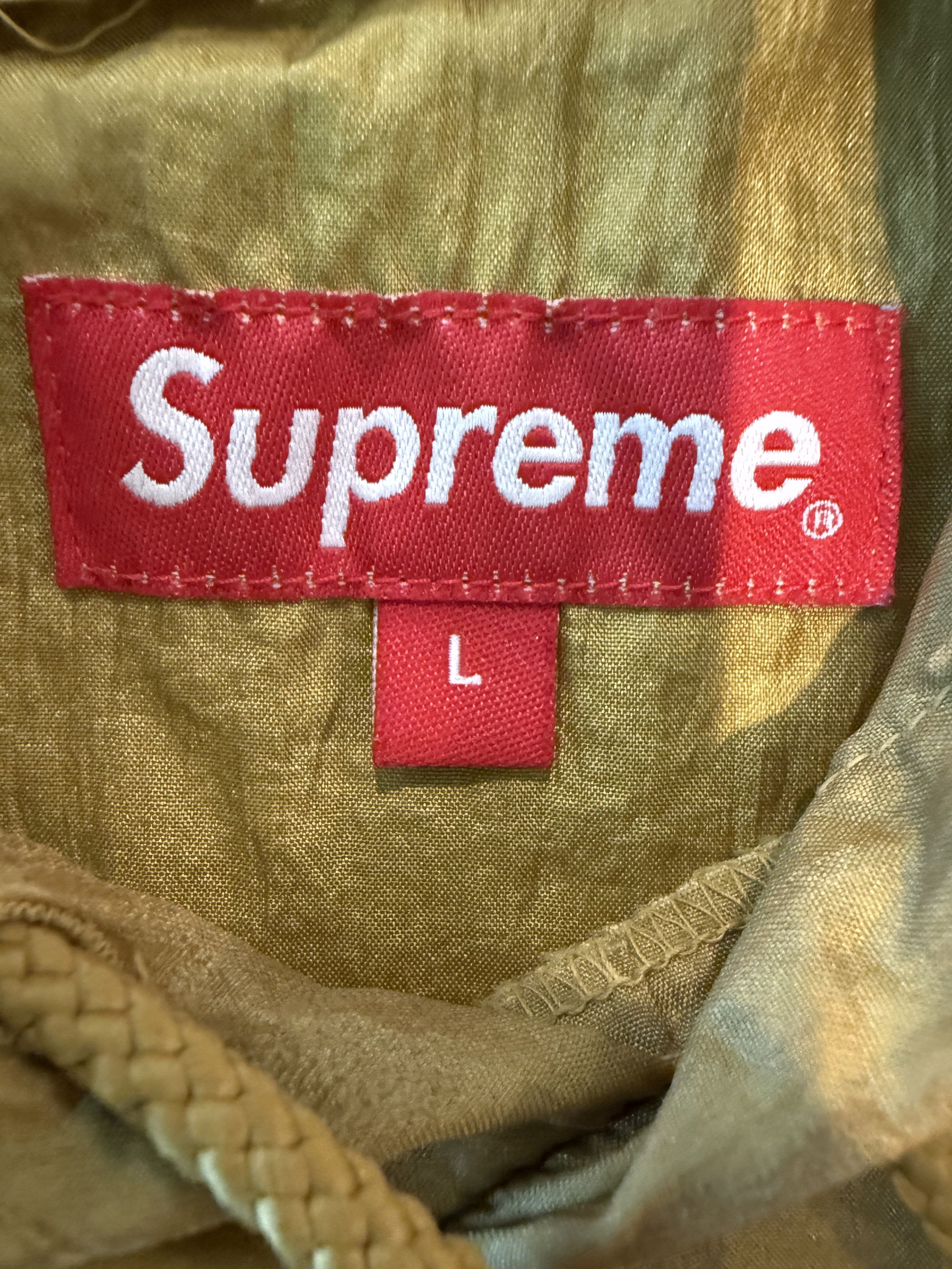 Supreme Supreme Gold Poncho / Windbreaker Size US L / EU 52-54 / 3 - 6 Thumbnail