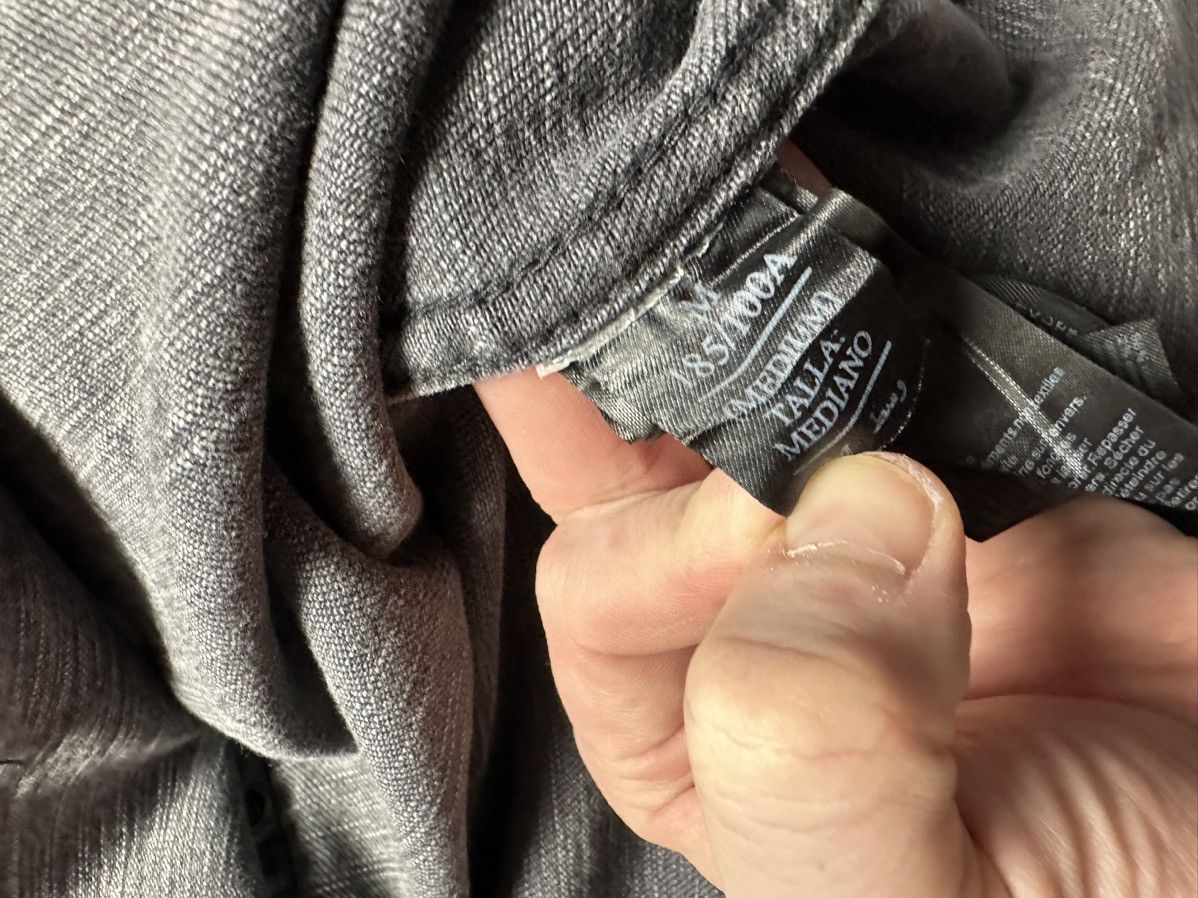 Allsaints × Vintage Vintage Allsaints denim shirt distressed size M grey rare Size US M / EU 48-50 / 2 - 8 Thumbnail