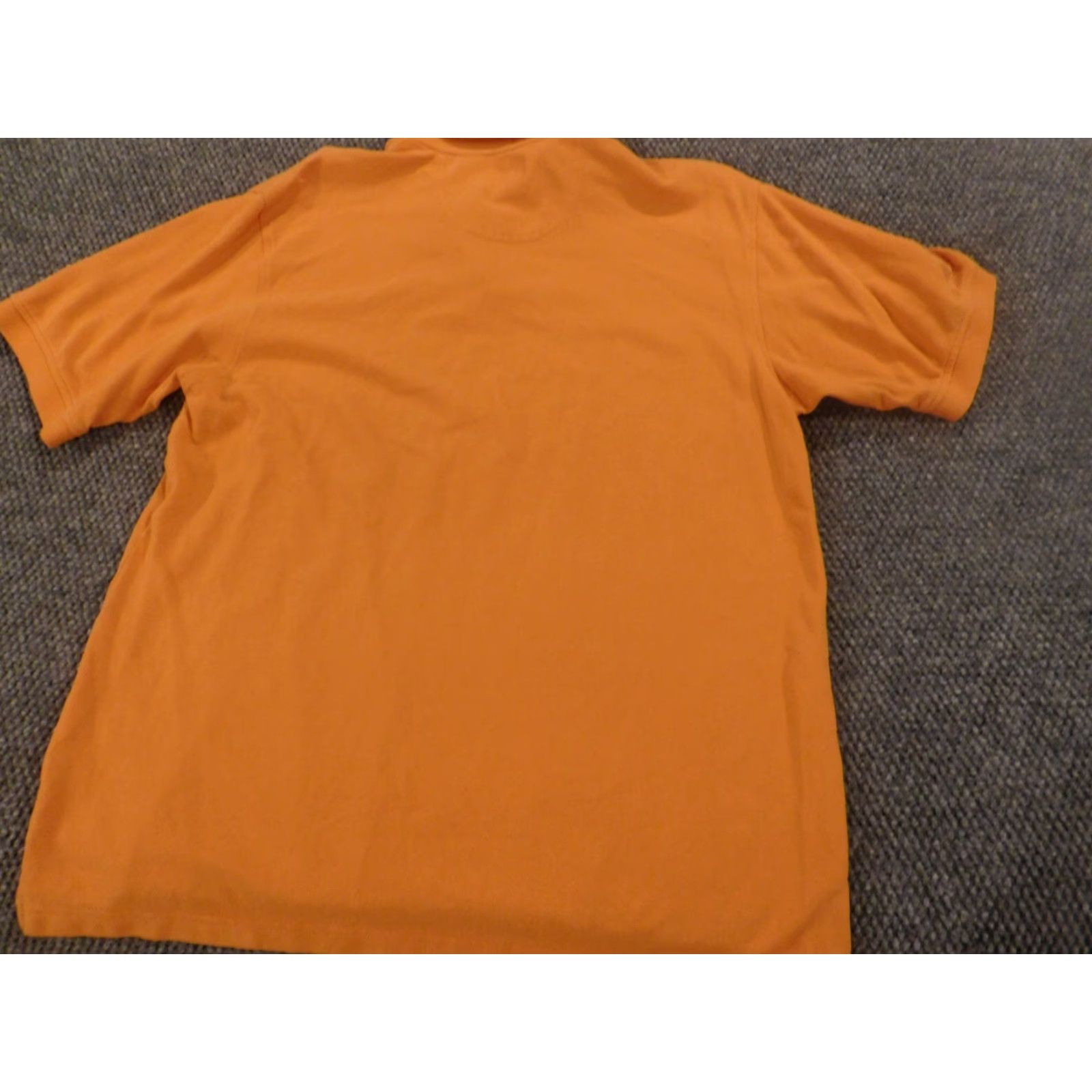 Izod IZOD Polo Shirt Mens L Orange Short Sleeve Collared Button Knit Cotton Classic Stretch Golf Regular Size US L / EU 52-54 / 3 - 7 Thumbnail
