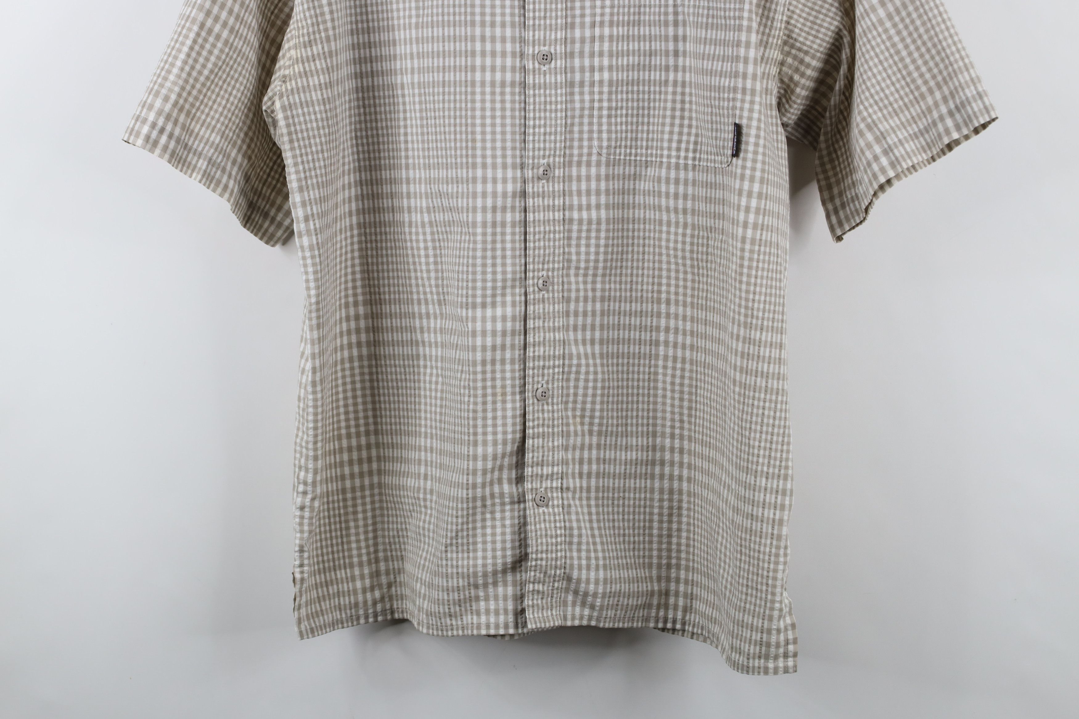 Patagonia × Vintage Vintage Patagonia Seer Sucker Collared Button Shirt Plaid Size US M / EU 48-50 / 2 - 3 Thumbnail