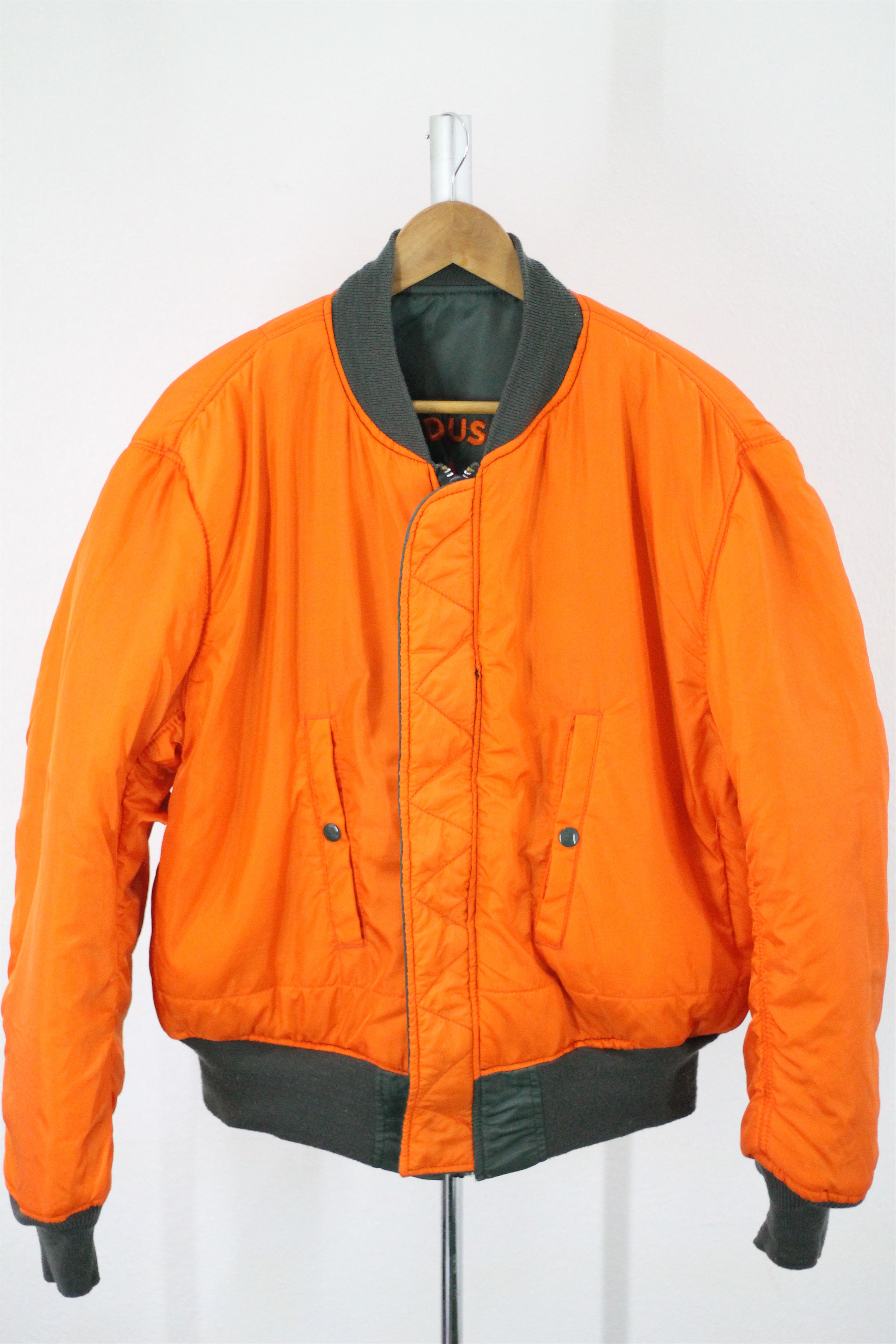Alpha Industries Vintage ALPHA INDUSTRIES Reversible Bomber Jacket. Size US XL / EU 56 / 4 - 10 Thumbnail