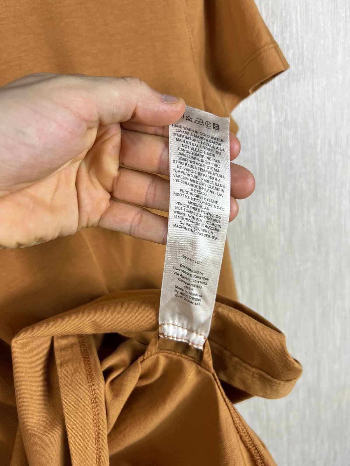 Rick Owens Archive Rick Owens drkshdw tangerine sombra oscura t-shirt Size US XS / EU 42 / 0 - 15 Thumbnail
