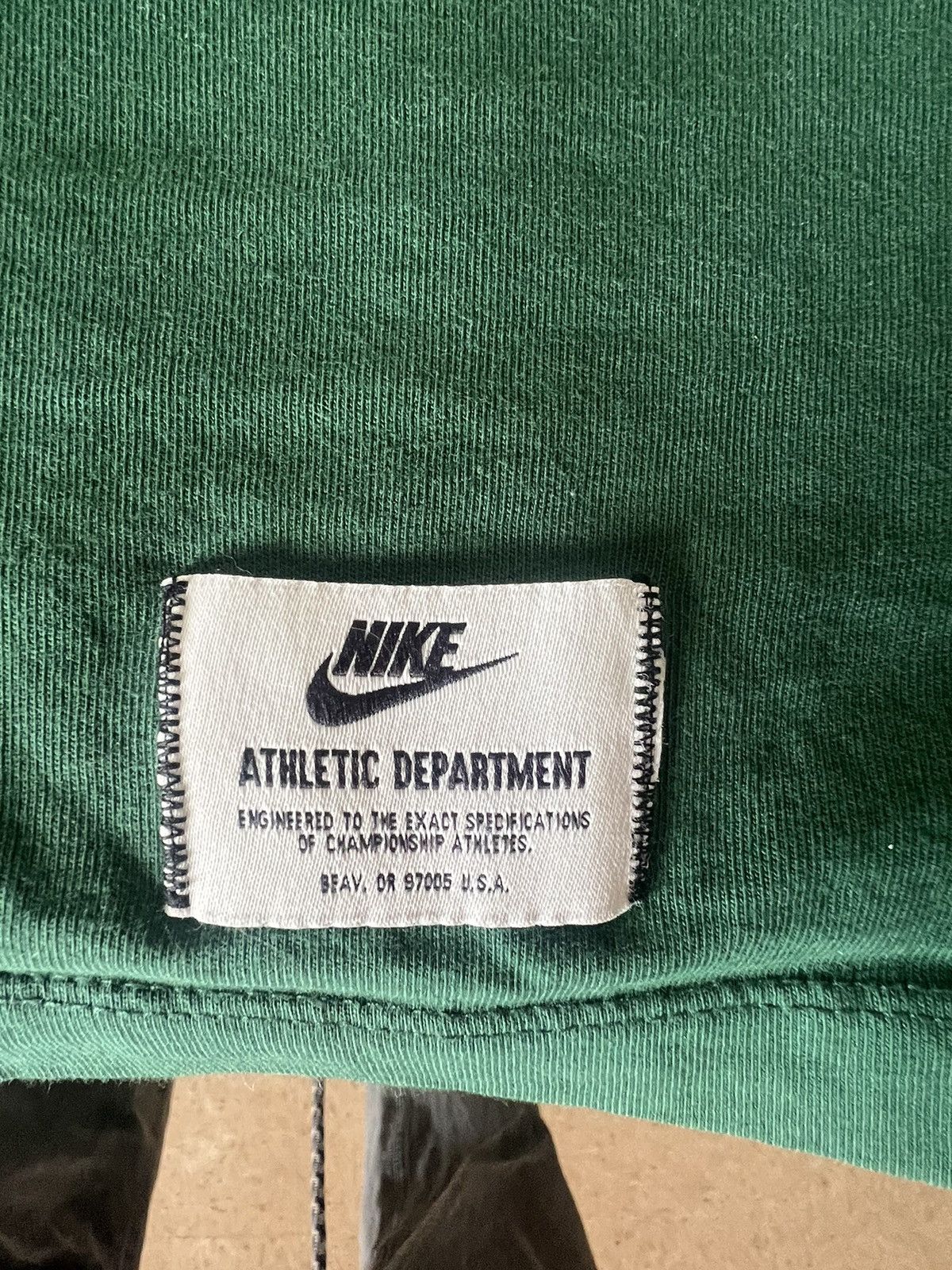 Nike × Vintage Nike Athletic Department Vintage T-Shirt Size US L / EU 52-54 / 3 - 2 Thumbnail