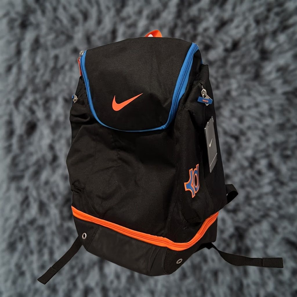 nike backpack kd Basketball BA6019-011 BLACK/MULTI-COLOR/WHITE  Specialized compartments store and separate your gear. Nike KD Fast Break Backpack
