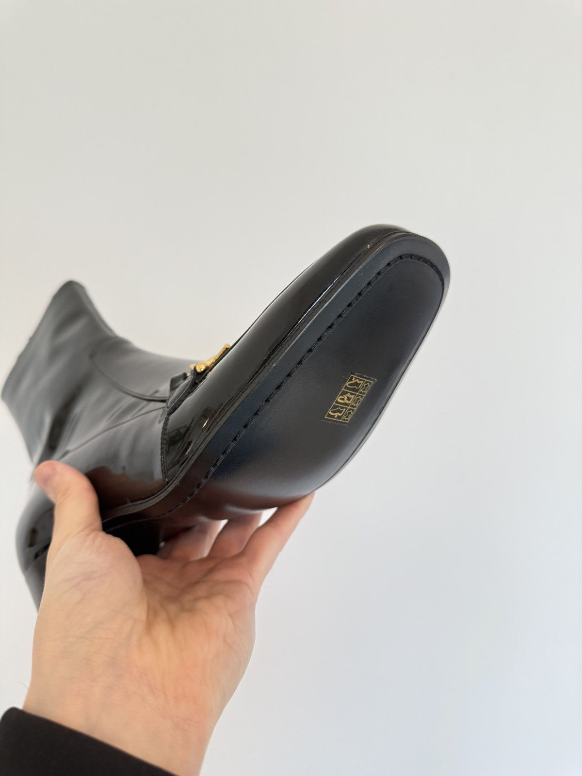 Saint Laurent Paris Saint Laurent Beau Boots in Patent Leather Size US 8.5 / EU 41-42 - 6 Thumbnail